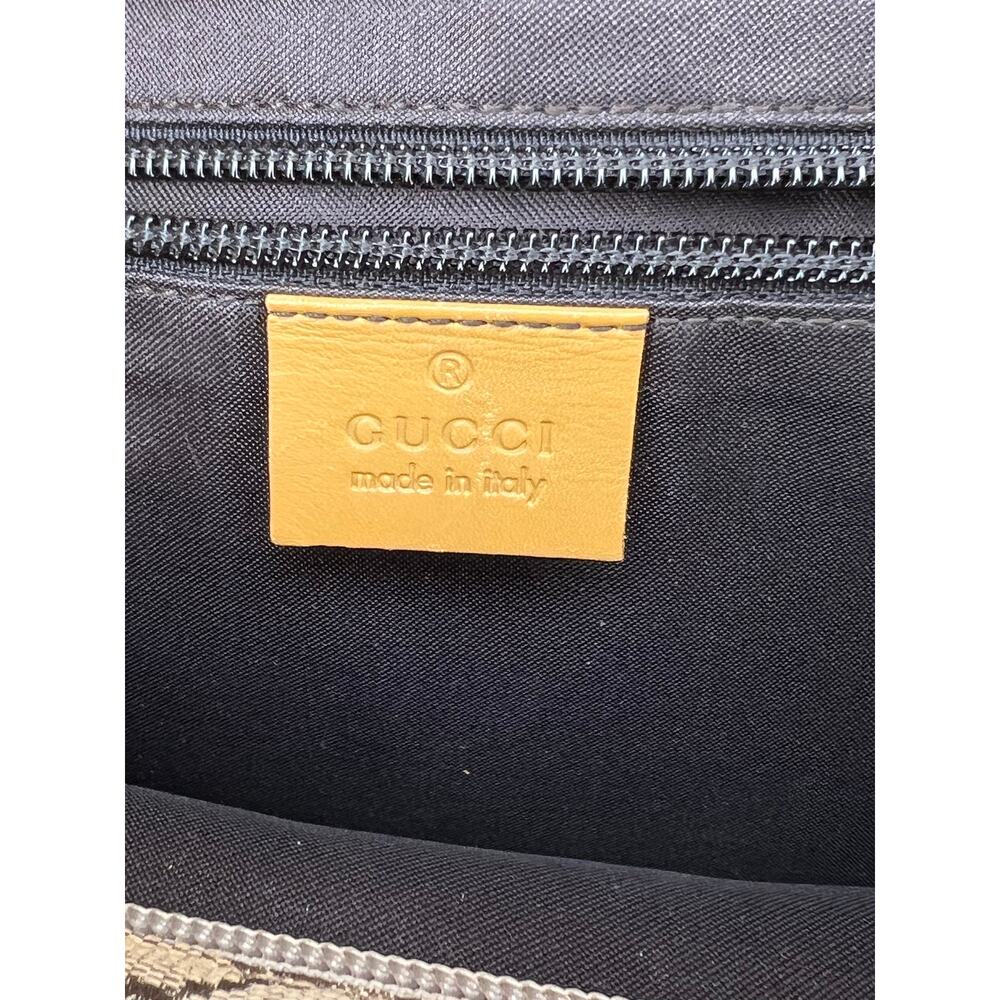 Vintage Gucci GG Canvas Sherry Line Tote Bag Yellow 019-0402 Tom Ford Era - Picture 11 of 16